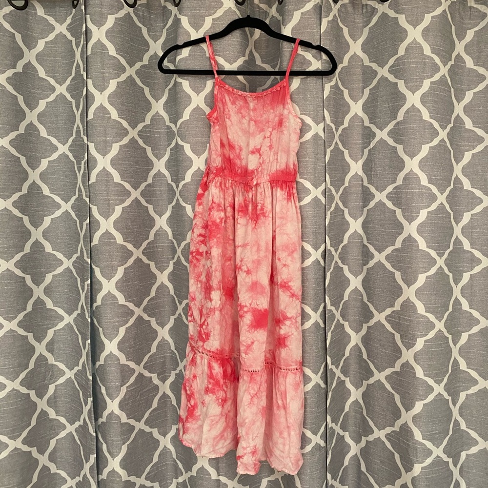 Tie dye maxi dress